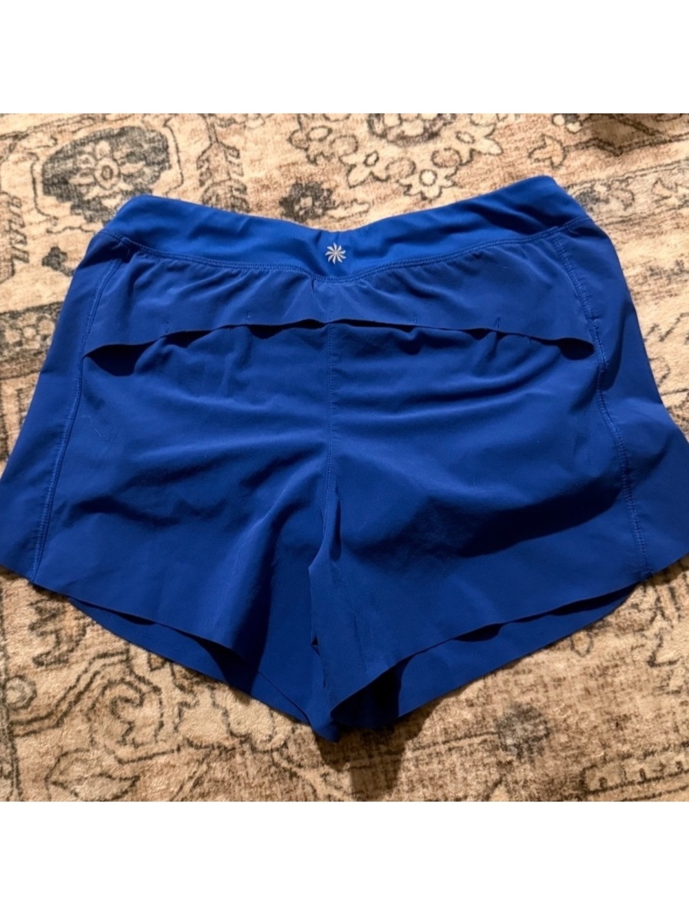 Athleta girl blue flowy shorts
